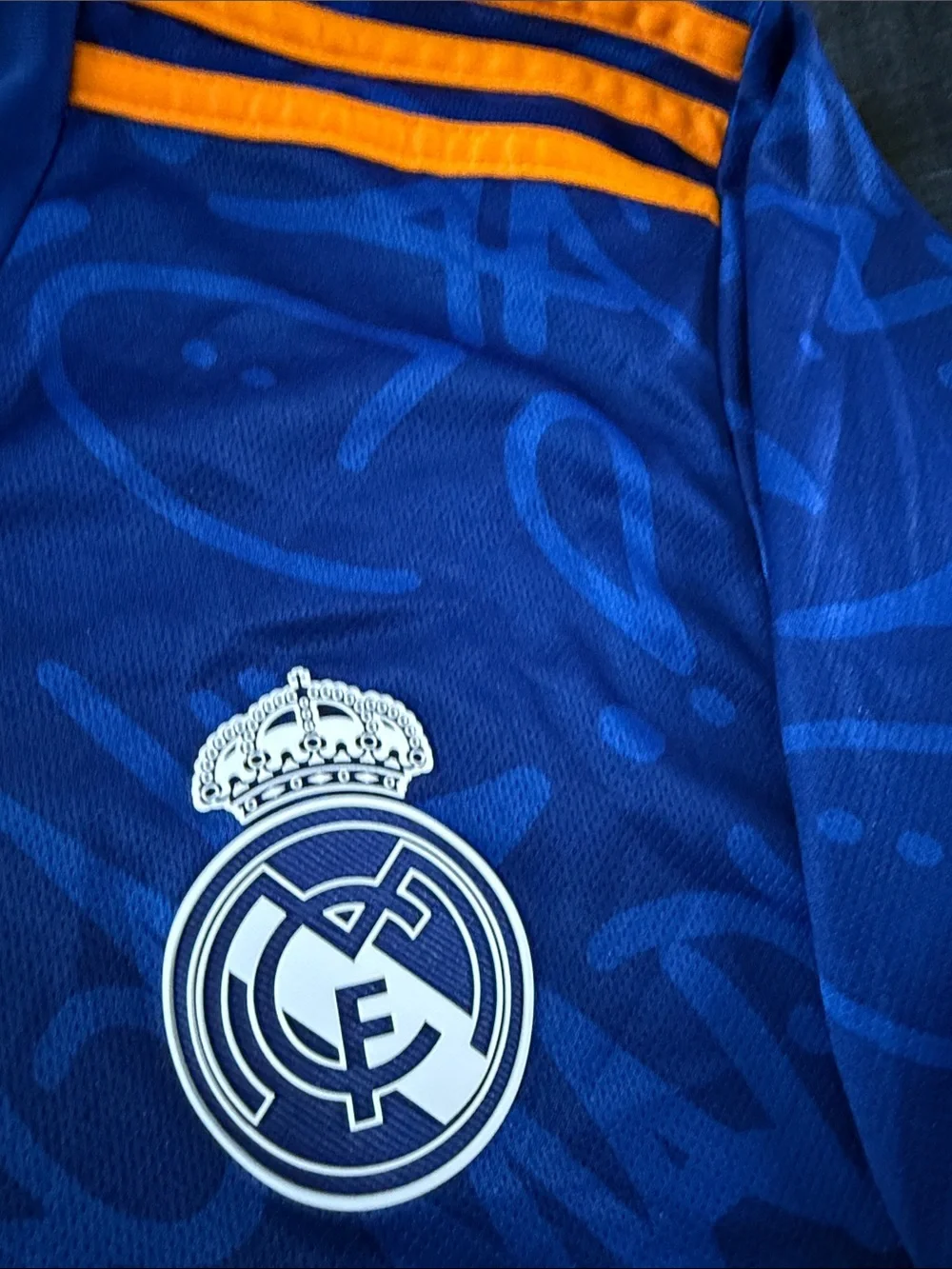 RARE Real Madrid #10 Luka Modric 2021-22 Adidas Away UEFA CL Jersey